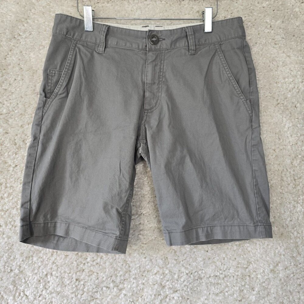 Fox Racing Mens Gray Chino Shorts Size‎ 30 Outdoor Biking Casual Sport Utility
